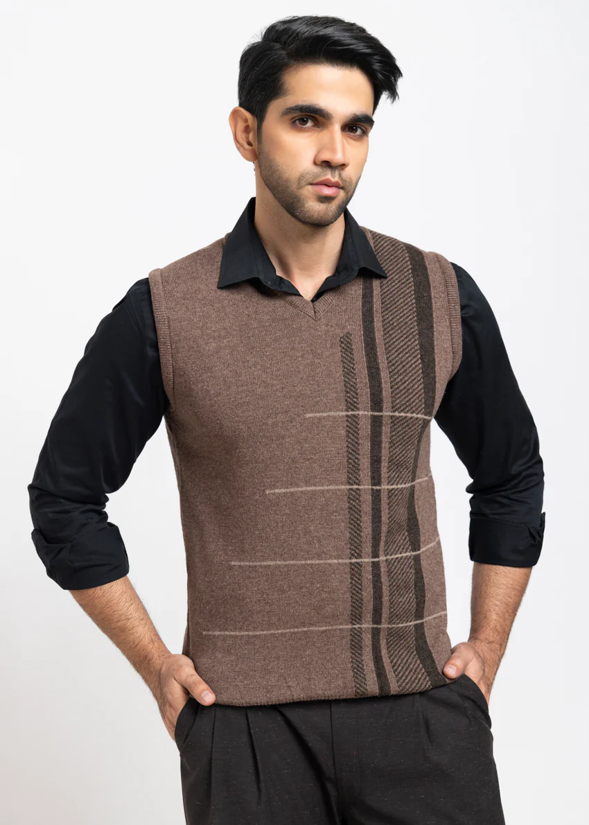 N-Sand-V-Neck Sando Sweater (668-14)