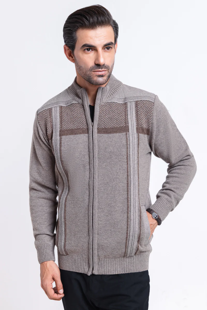 Moonrock-Turtle Neck Zipper Full Sleeves Sweater (904-14)