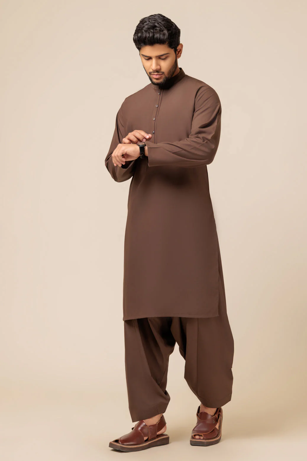 AMBER-BLENDED-KURTA SHALWAR - (KSRS23-103) - Image 2