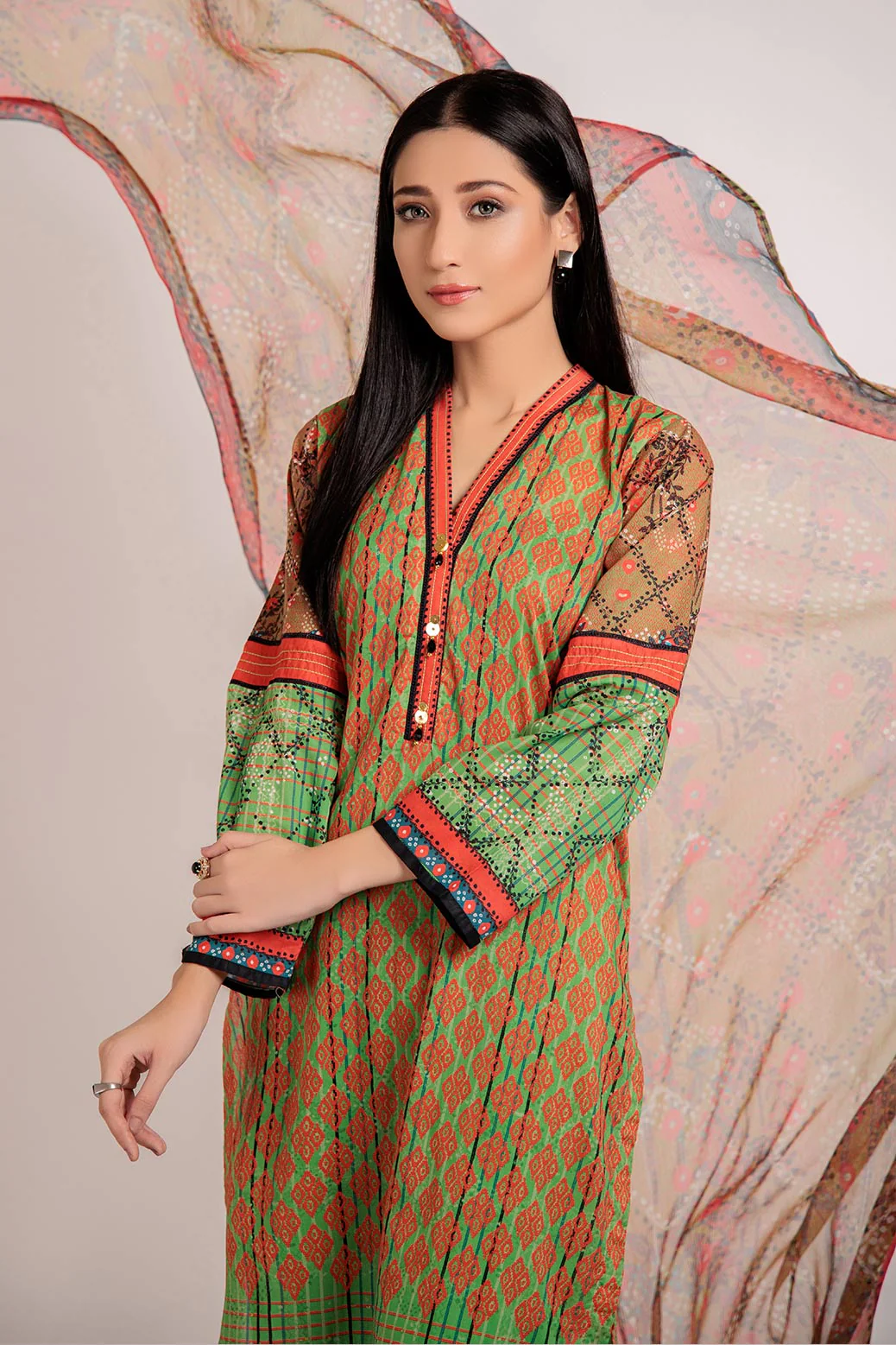 BANDHANI - 3 PC (ASO233P18) - Image 2