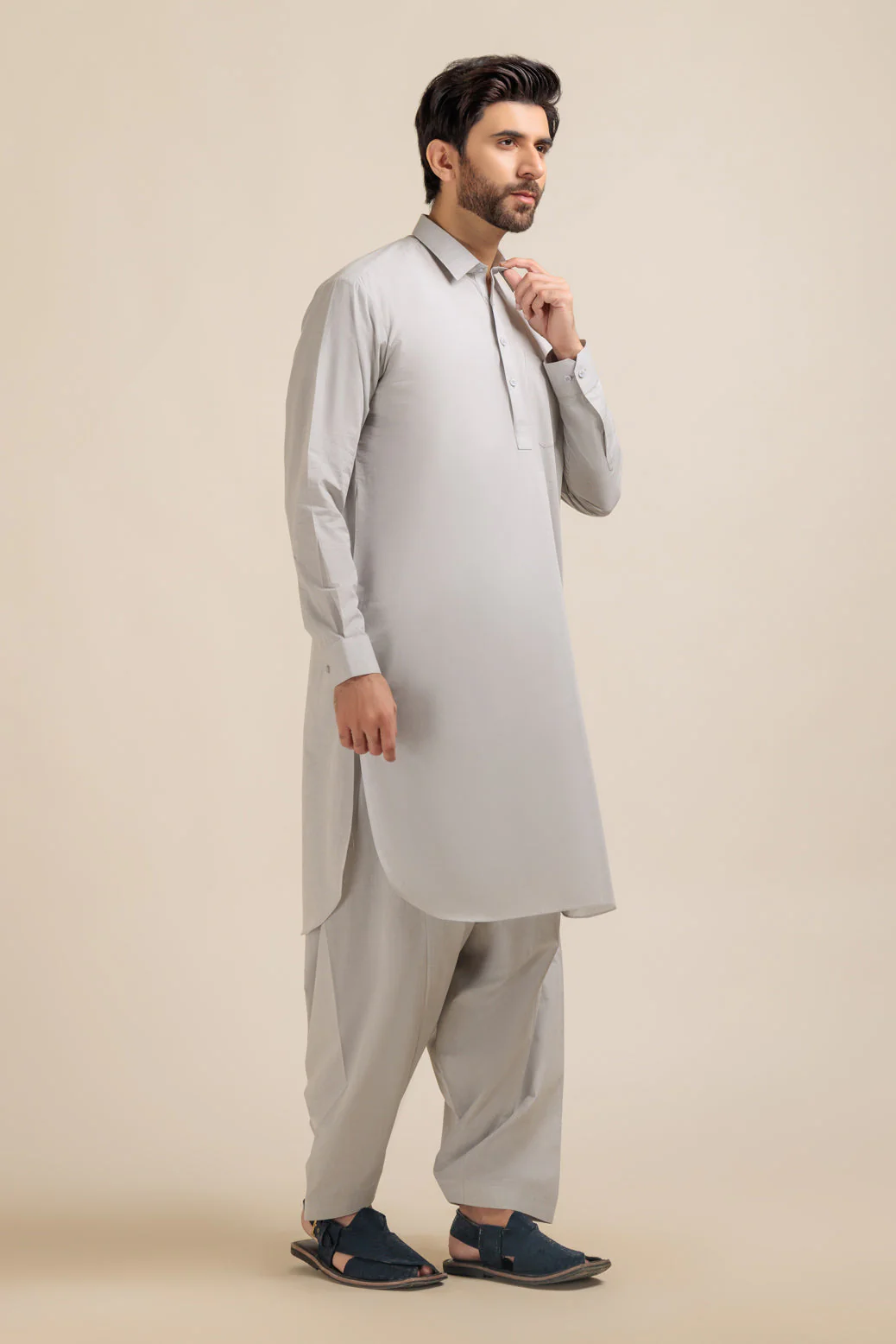 CLAY-YARN DYED-SHALWAR SUIT - (GSSB23-003)