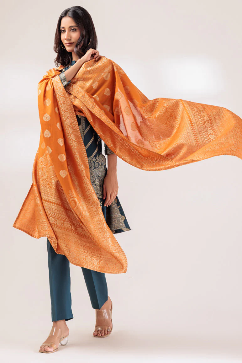 D-GREEN-JACQUARD-3 PIECE (PWJ1233P10)