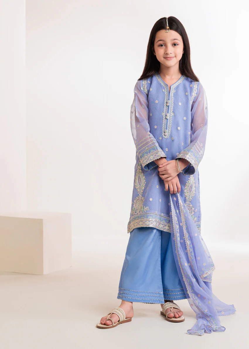 Lavender-Textured-Net-3 Piece (GPS25FE3018)