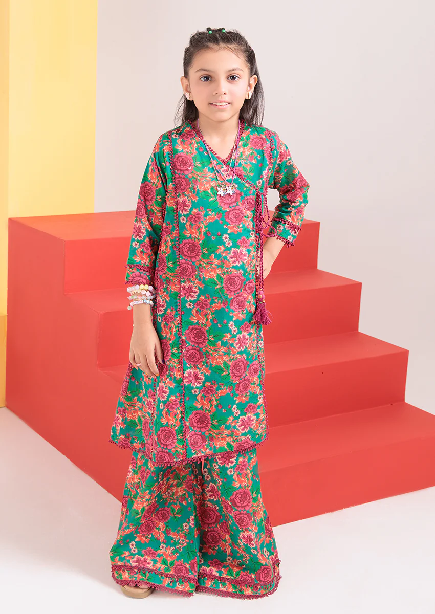 F-Green-Cambric-2 Piece (GPS25P2022)