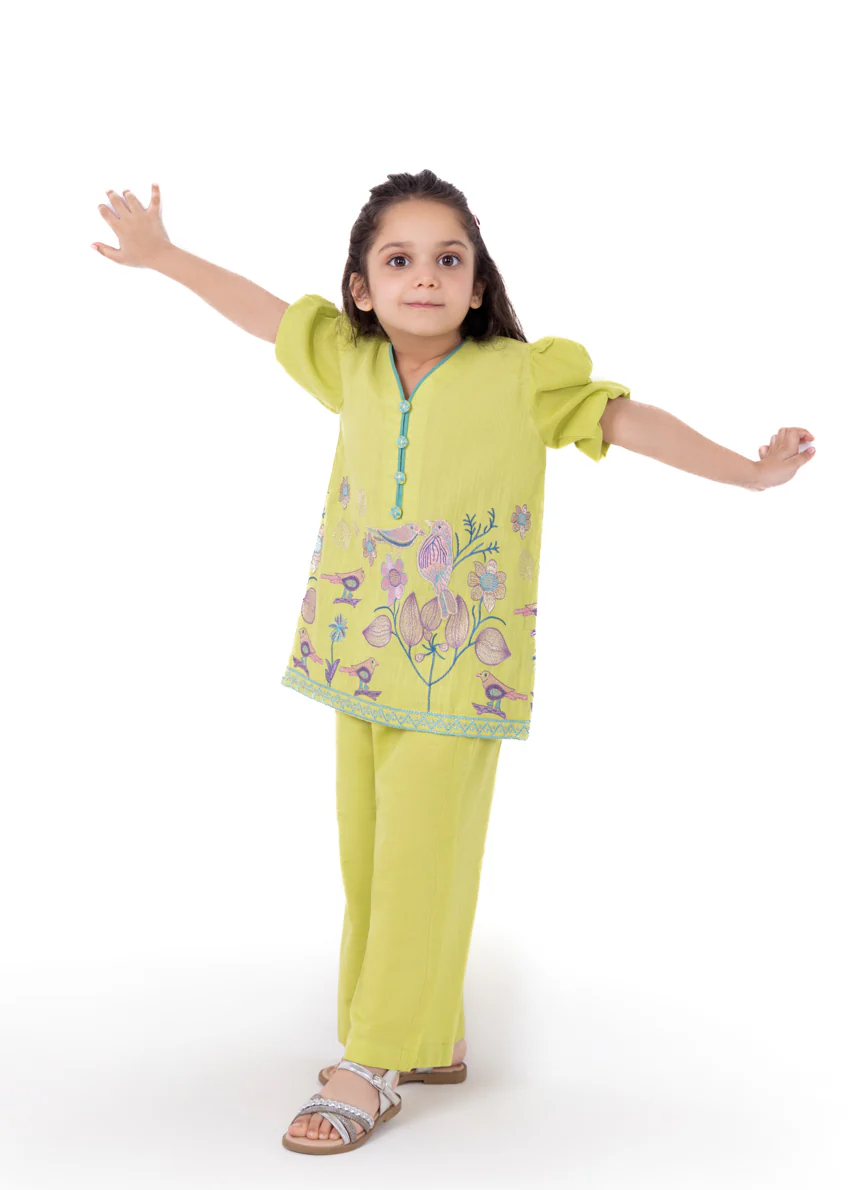 Yellow-Khaddar-2 Piece (GPSTSBW25BG10N35)