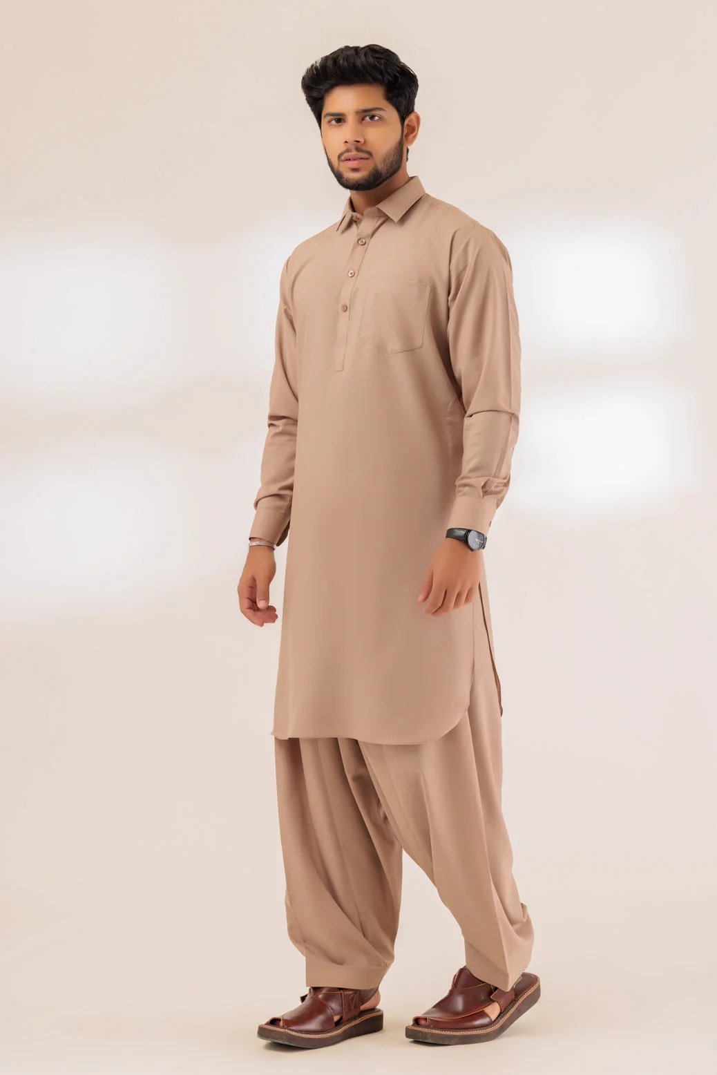 IRON-ORE-BLENDED-SHALWAR SUIT - (GSSR23-008)