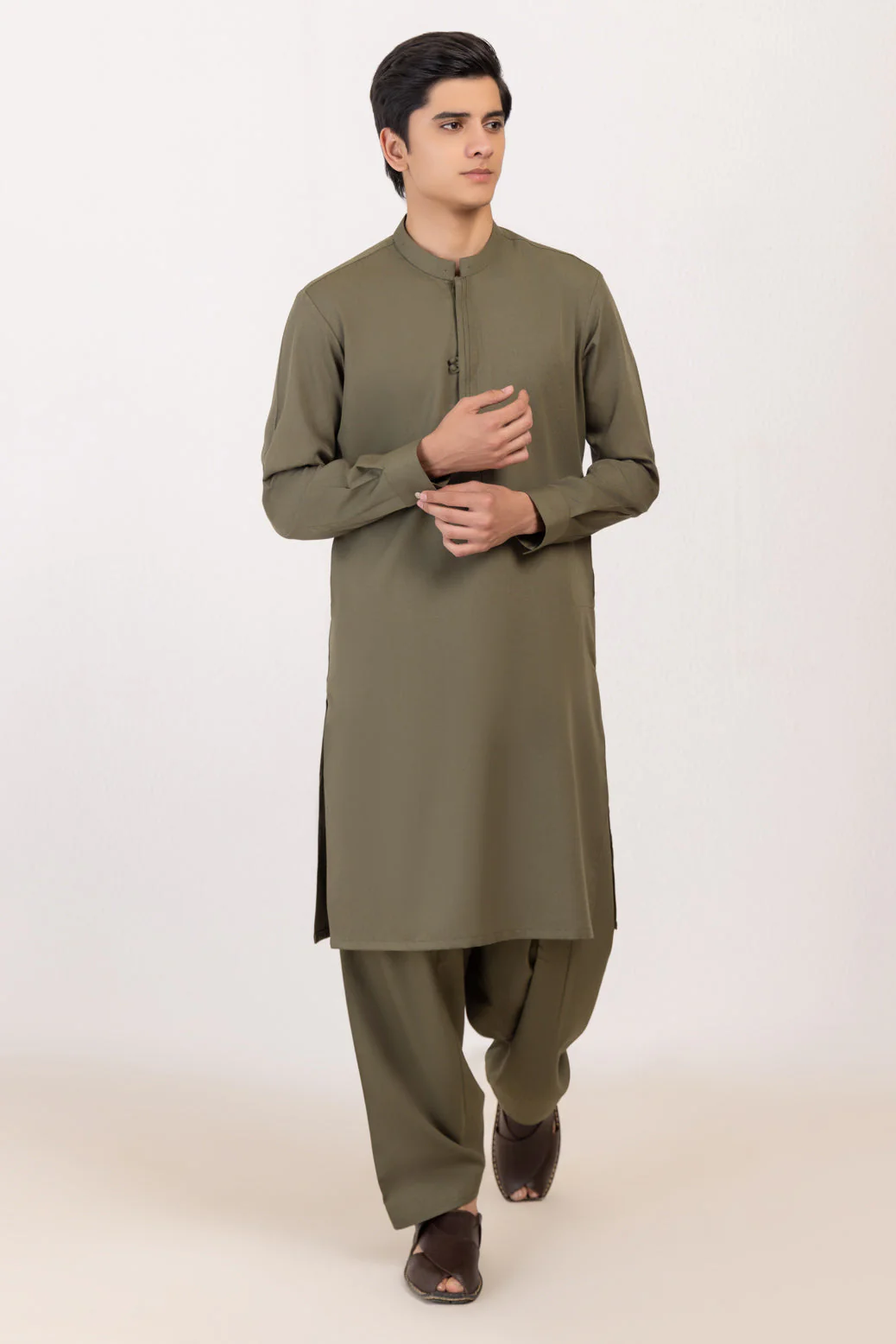 JADE-BLENDED-KURTA SHALWAR - (KSRW24-035)