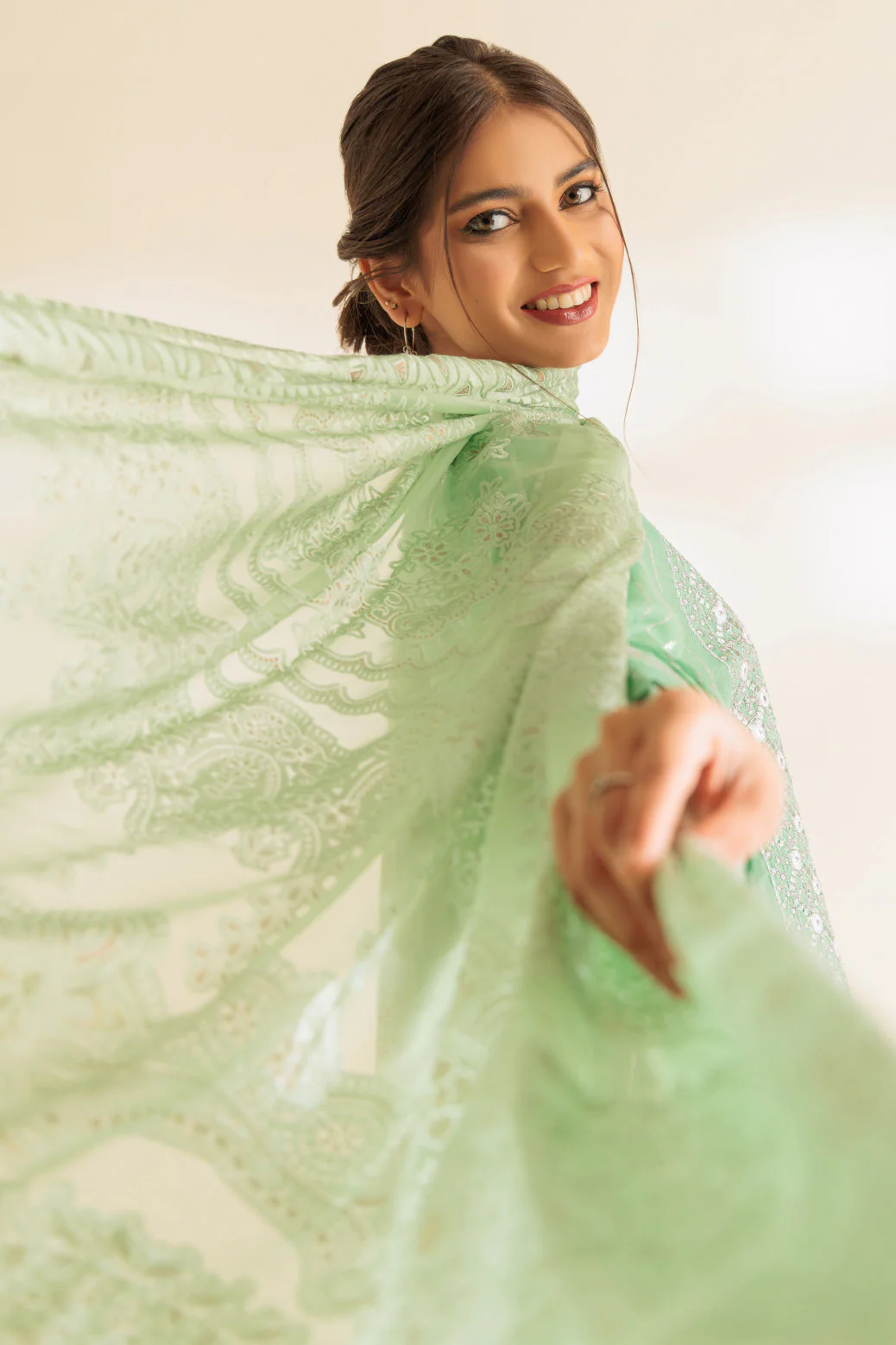 L-GREEN-JACQUARD-3 PIECE (SS5243P35)