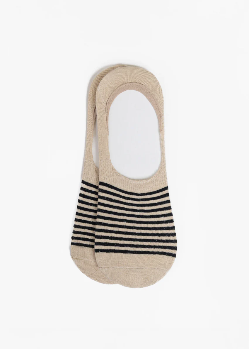 Beige Invisible Socks (MCISB2)