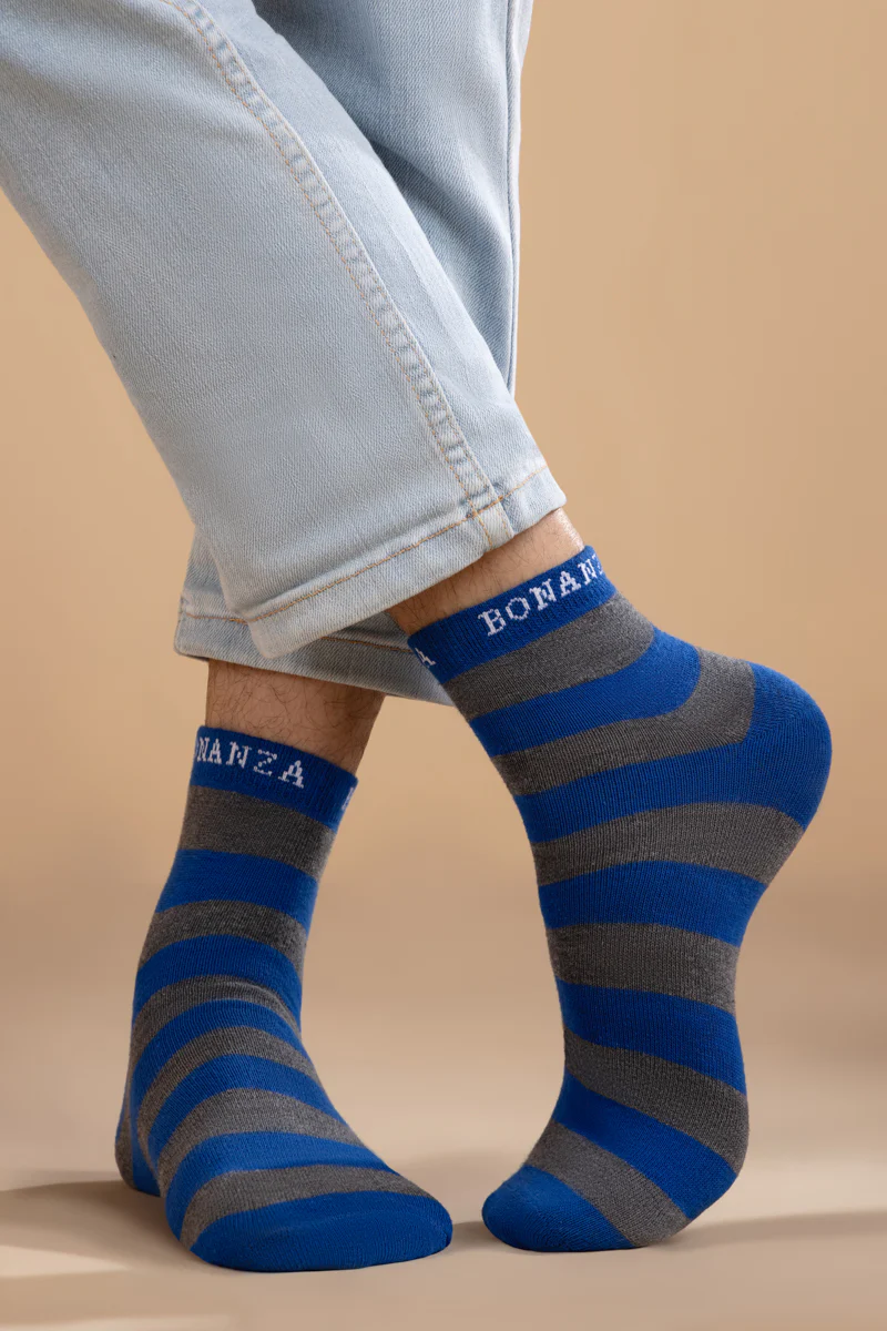 Blue Low Cut Socks (MCSTLC3) - Image 4