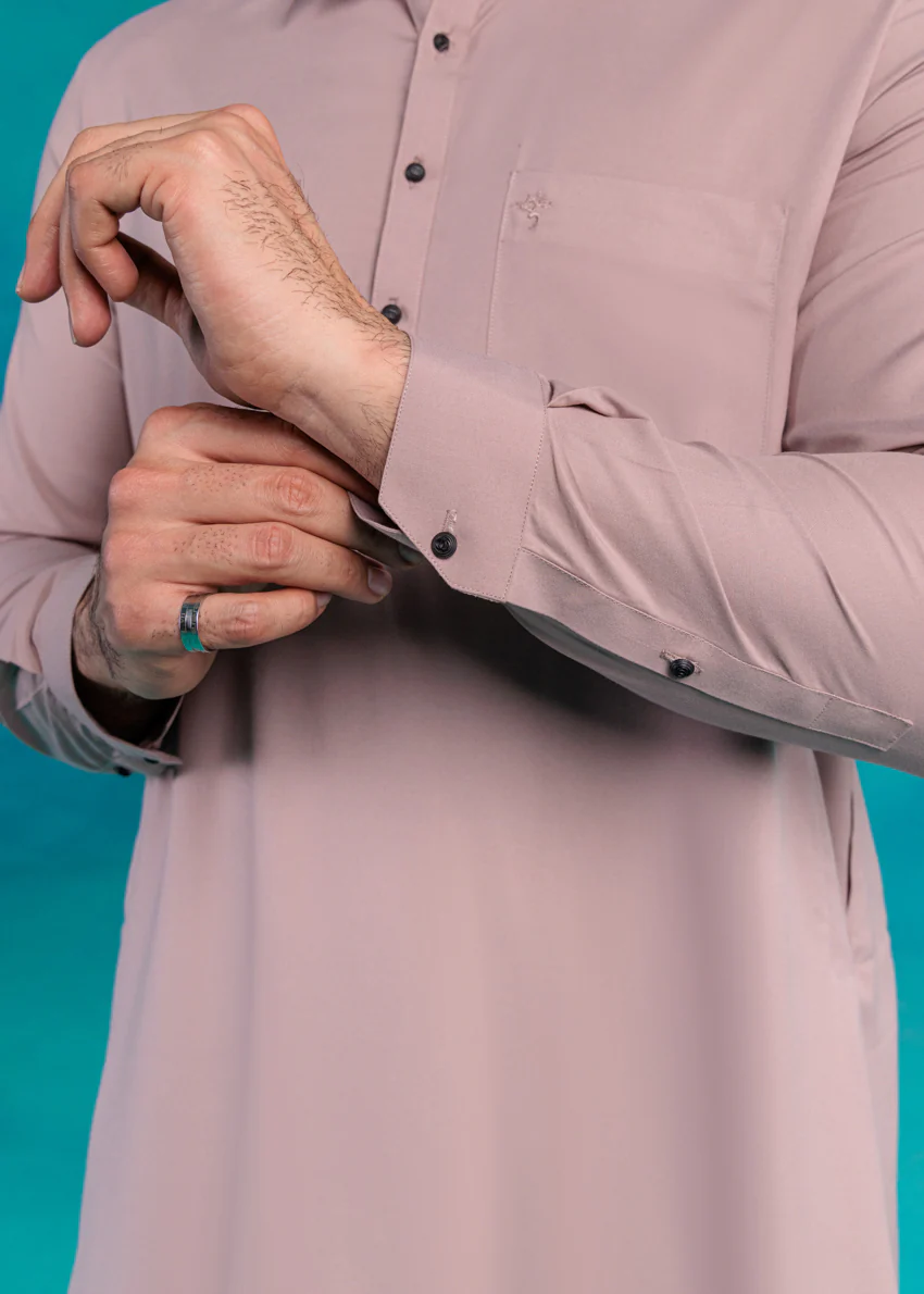 L-Mauve-Blended-Shalwar Suit - (MP2PSBW25ADN5) - Image 7