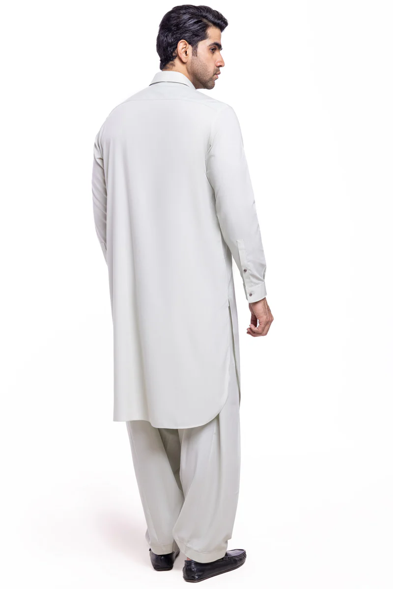 S-Green-Blended-Shalwar Suit - (MPS25SSS2077) - Image 2