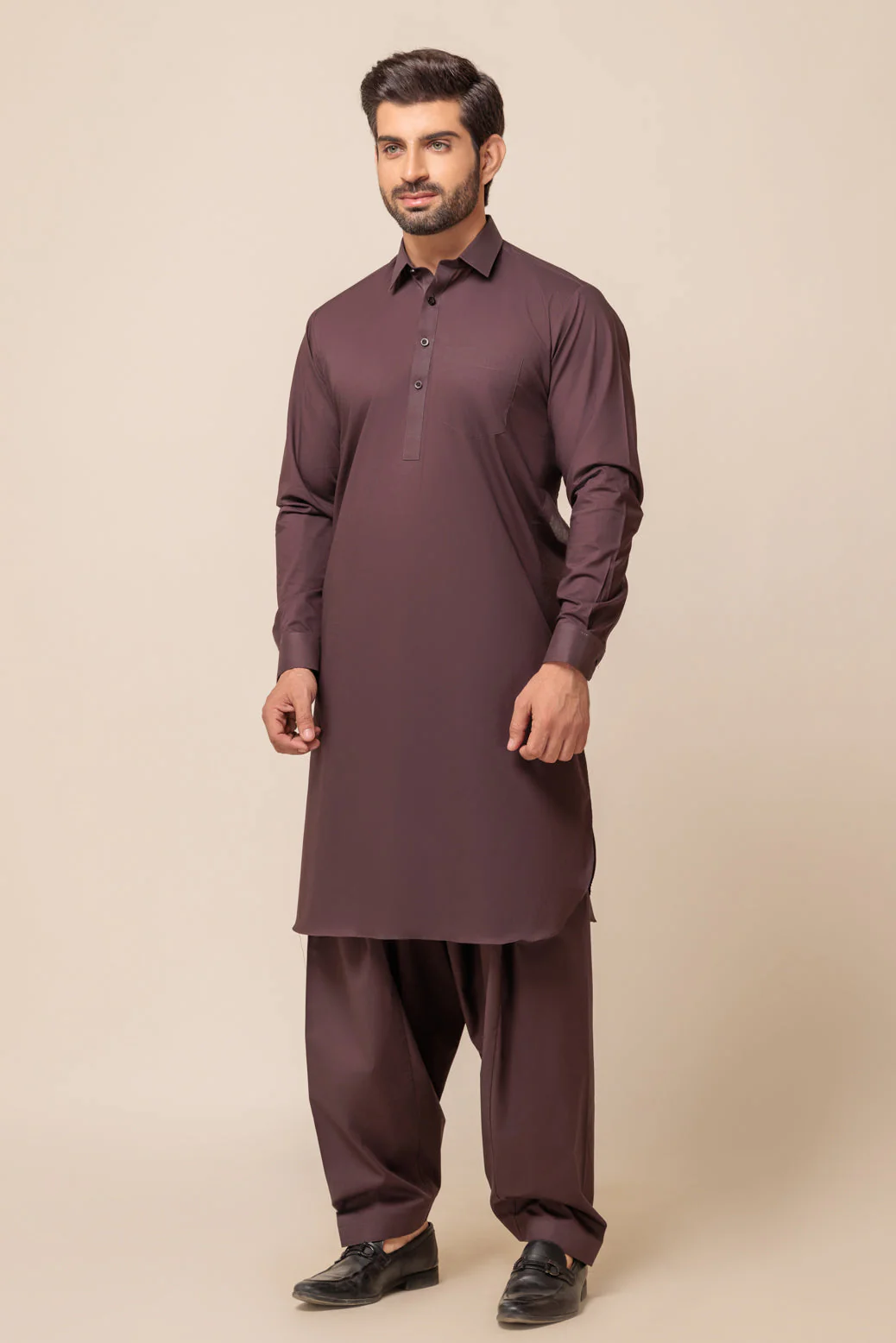 P-BLUE-BLENDED-SHALWAR SUIT - (GSSR23-006)
