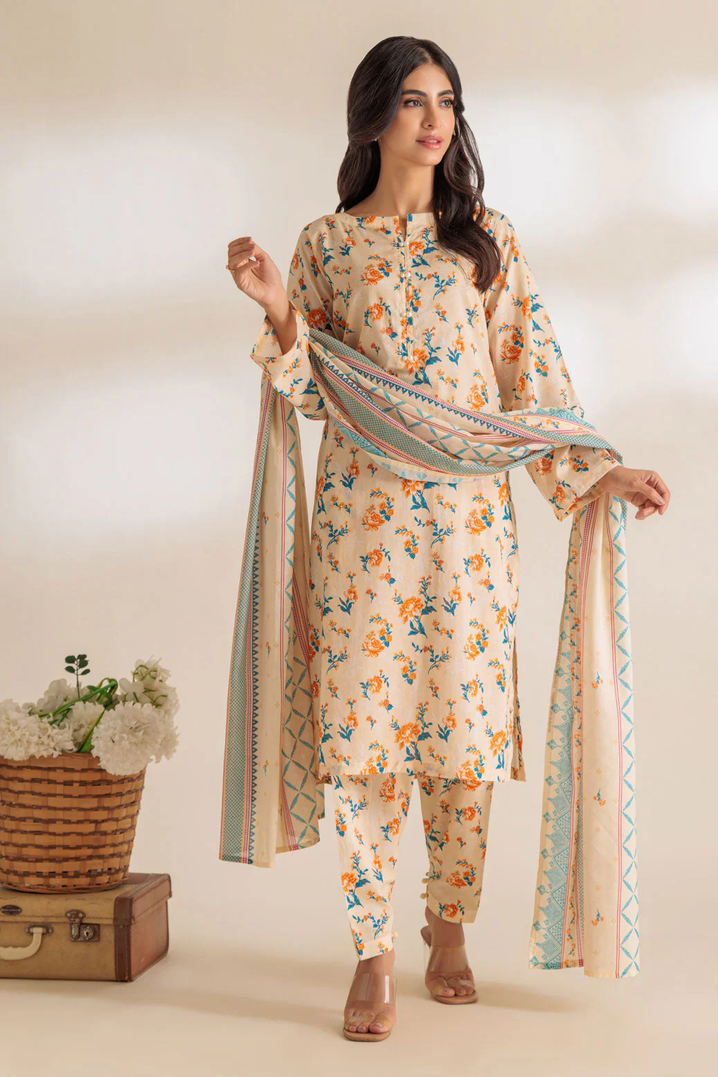PEACH-LAWN-3 PIECE (BPS1243P09)