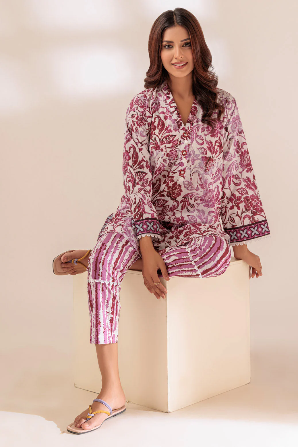 PURPLE-LAWN-2 PIECE (PWS3232P09)