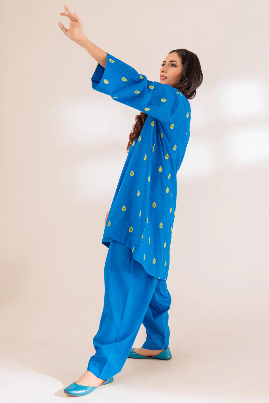 R-BLUE-JACQUARD-2 PIECE (BRAK232P03)