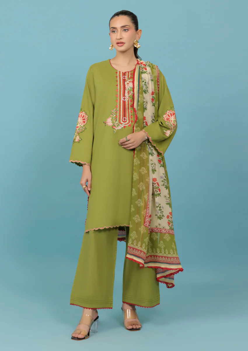 Green-Cambric-3 Piece (W25DE3011)