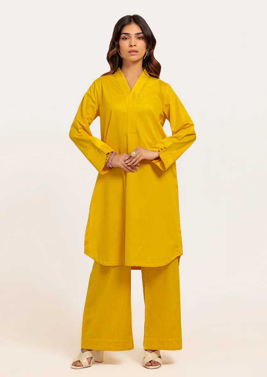 Yellow-Jacquard - 2 Piece (W25SL2039)