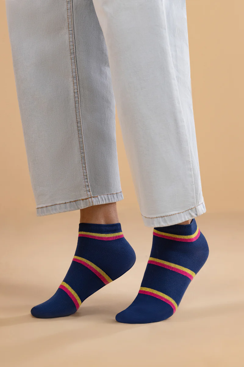 Blue Low Cut Socks (WCSTLN3) - Image 3
