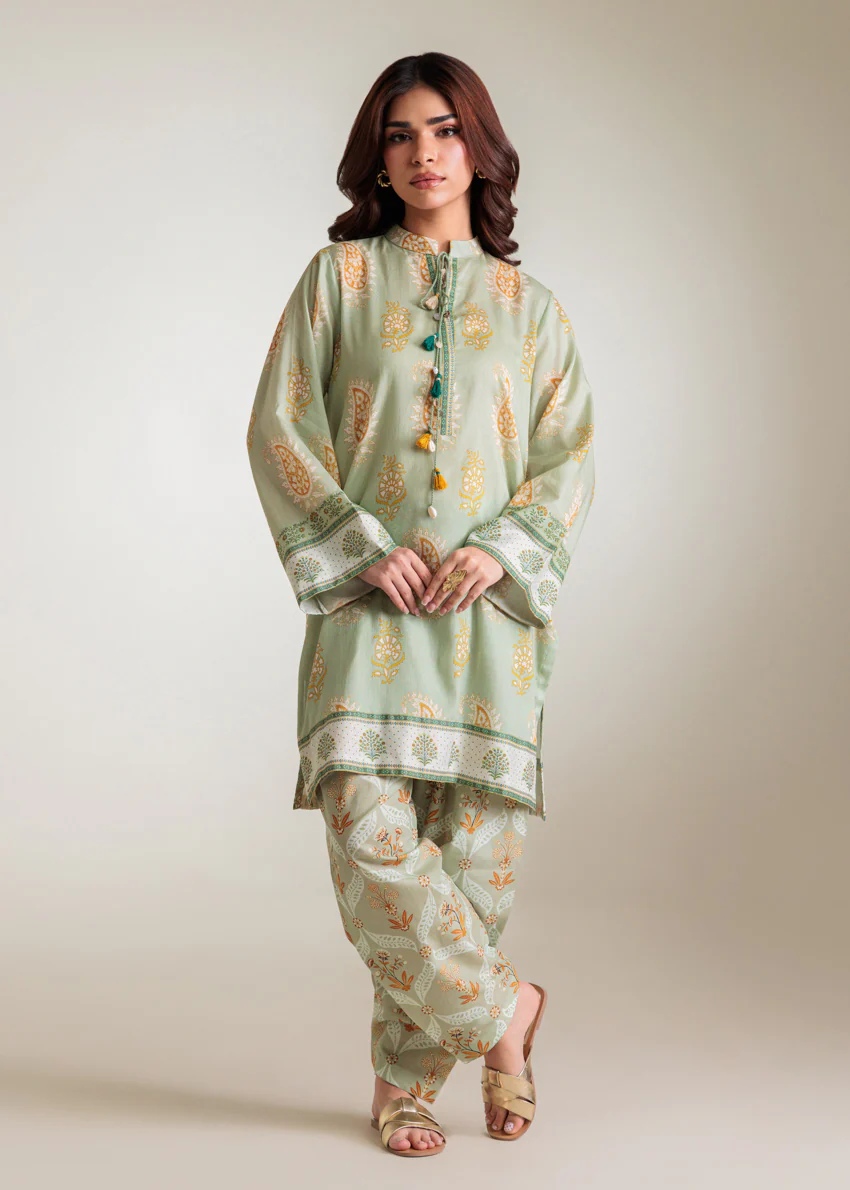 Green-Dobby-Lawn-2 Piece (WP2PPBS26B2M1) - Image 6