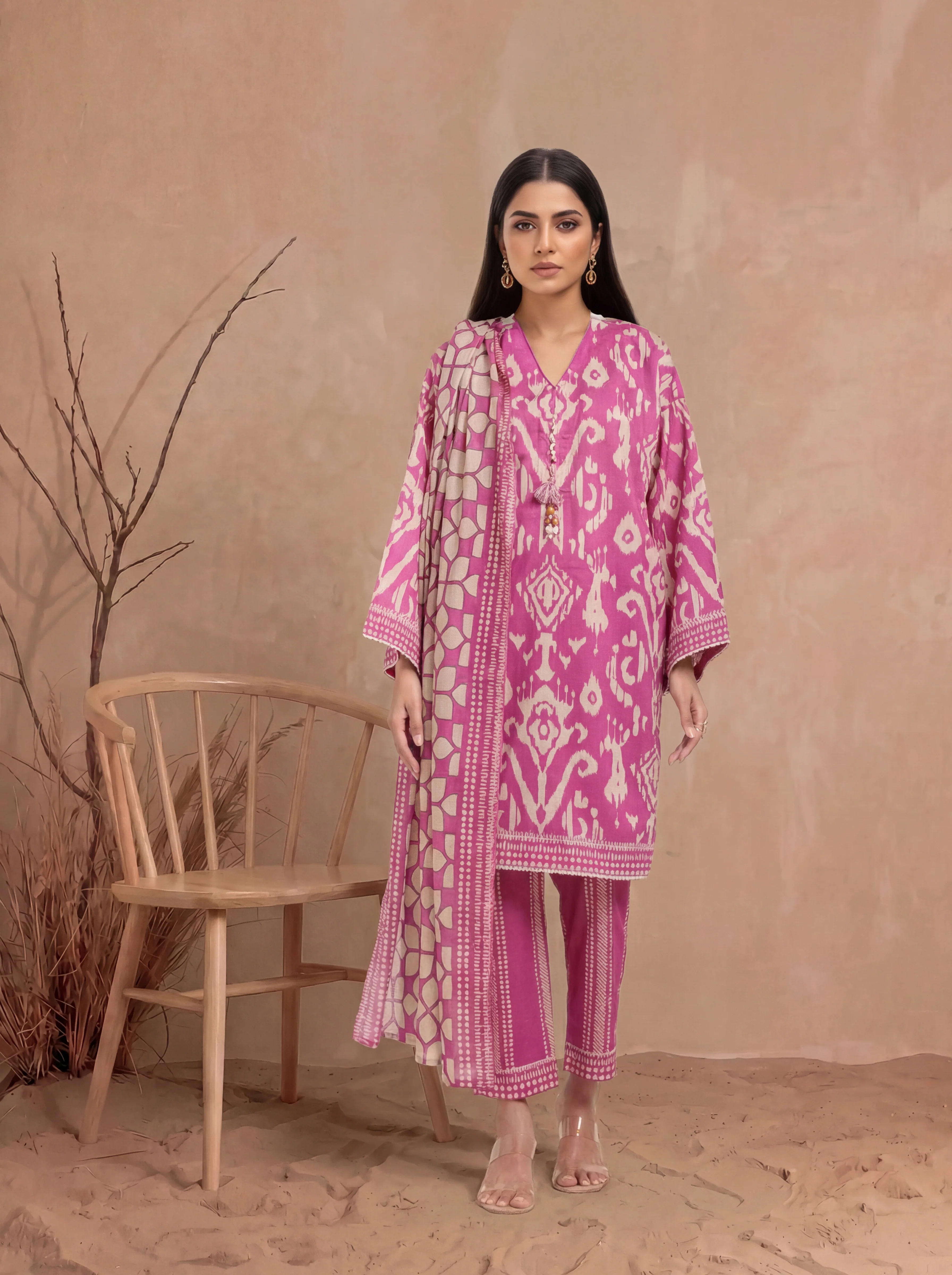 Pink-Cambric-3 Piece (WP3PPBS25B7A36)