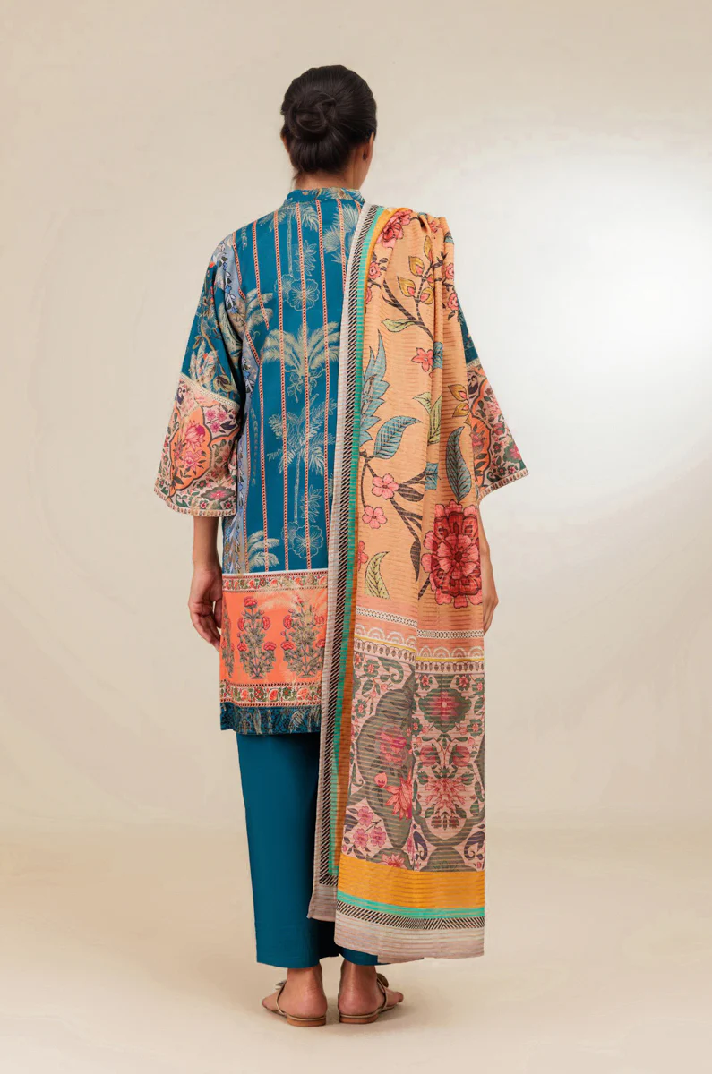 Blue-Jacquard-3 Piece (WP3PPBW25B10N33) - Image 2