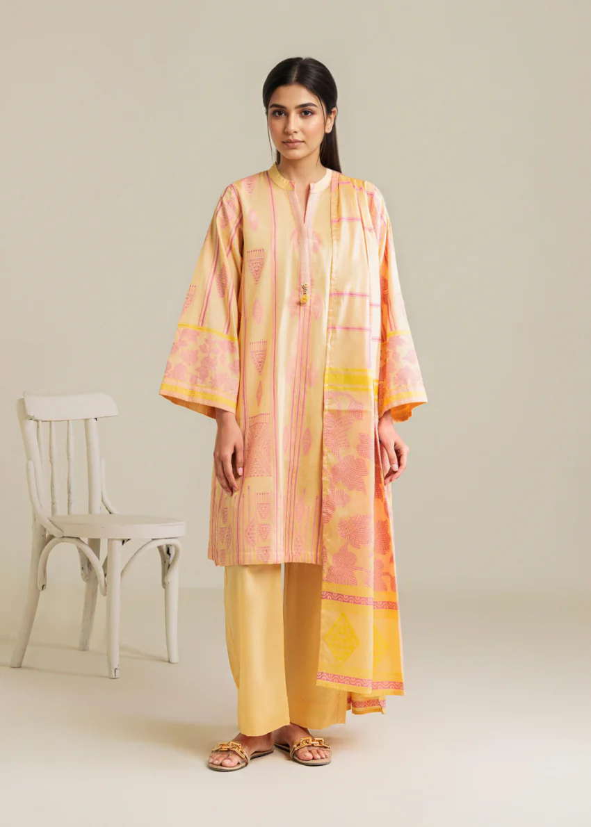 B-Yellow-Jacquard-3 Piece (WP3PSBS26B1F27)