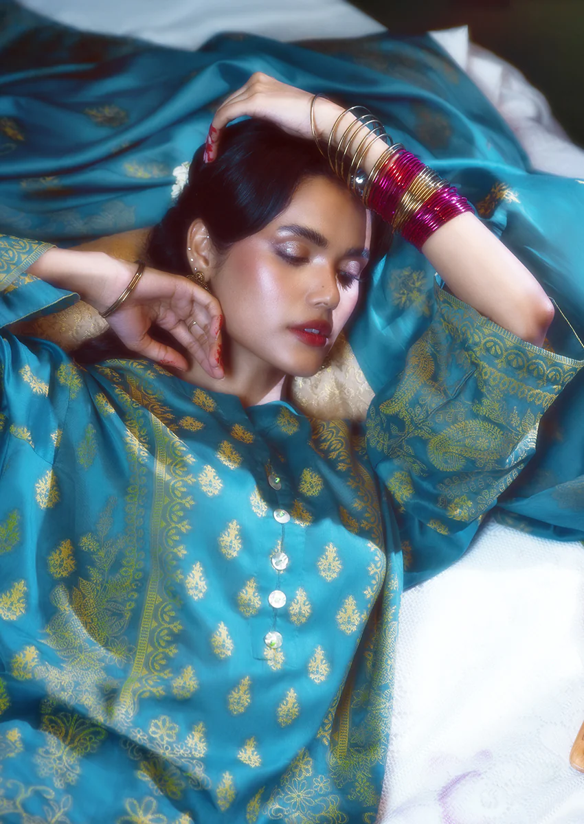 Teal-Jacquard-3 Piece (WP3PSBS26B1F31) - Image 8