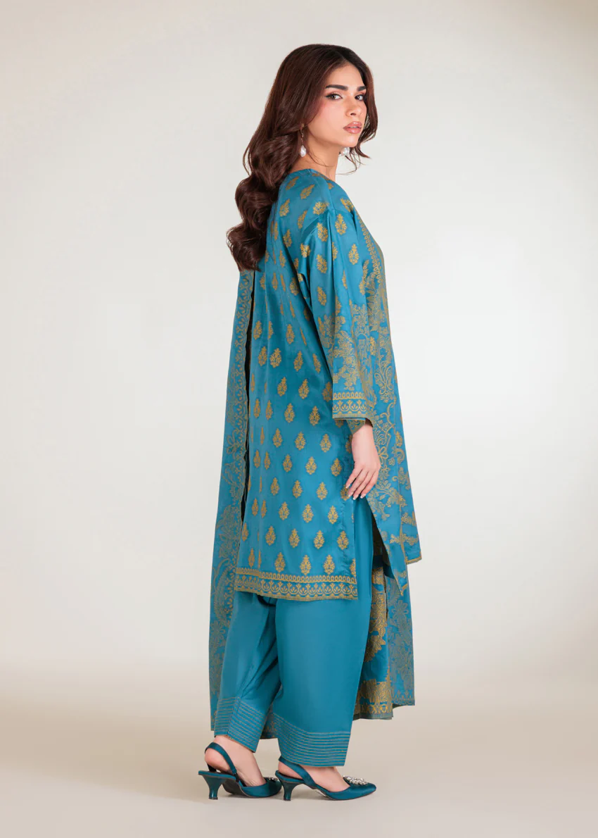 Teal-Jacquard-3 Piece (WP3PSBS26B1F31) - Image 9
