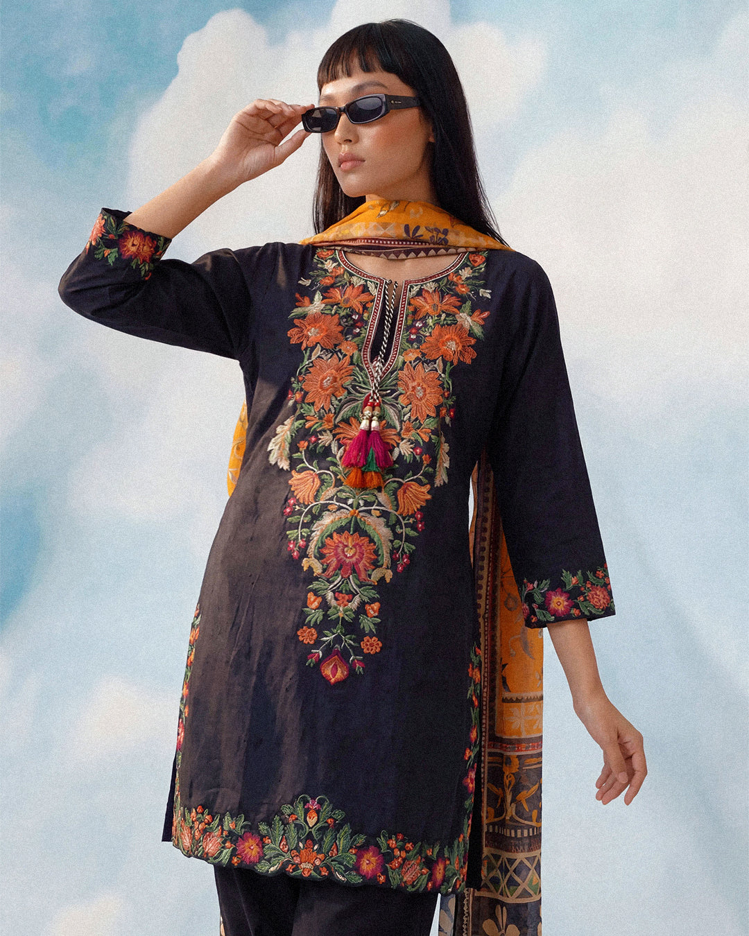 Black-Jacquard-3 Piece (WP3PSBW25B9O49) - Image 2