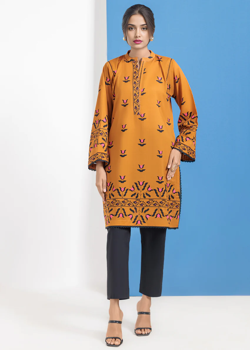 Mustard-Cambric-1 Piece (WPS251P1020)