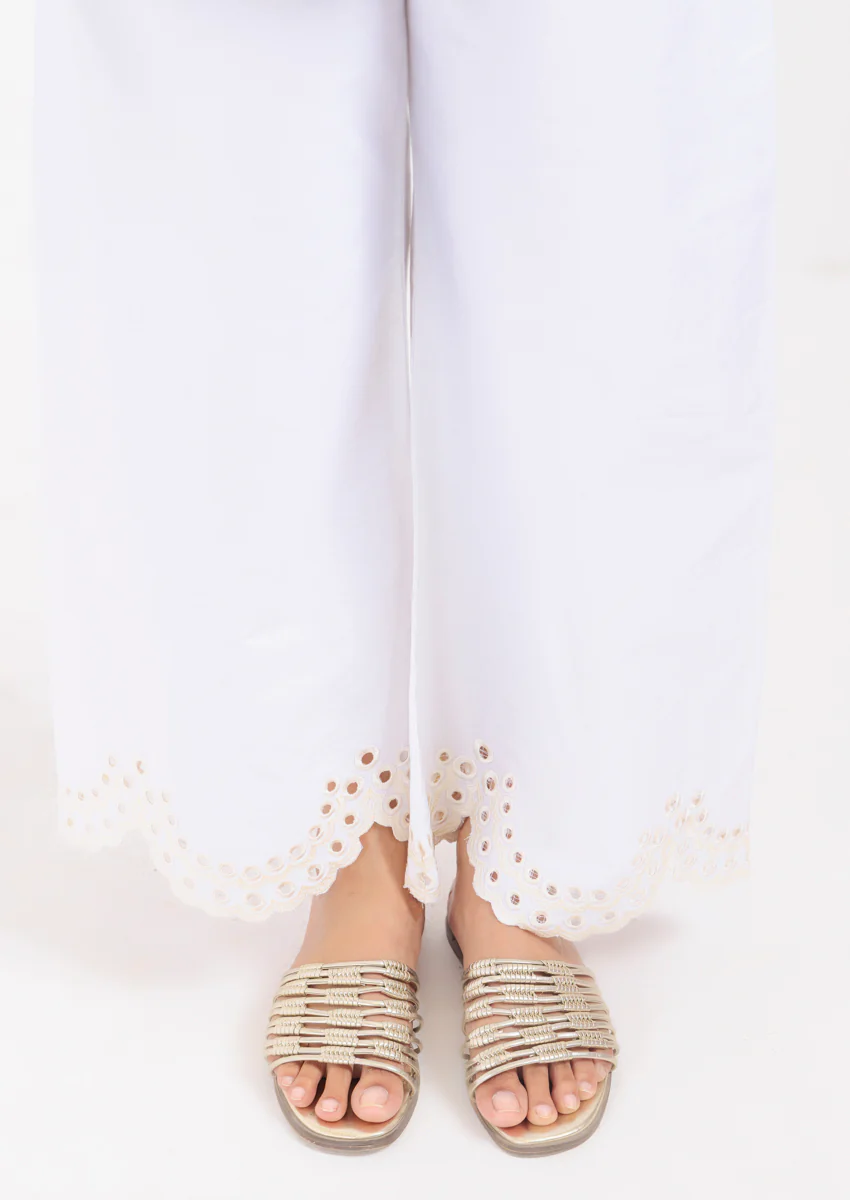 Dyed Cambric Embroidered Culotte (WPS25IZ1006)