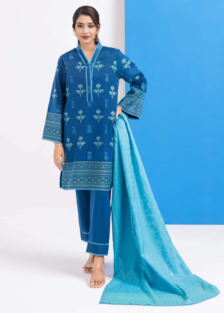 Blue-Jacquard-3 Piece (WPS25JD3061)