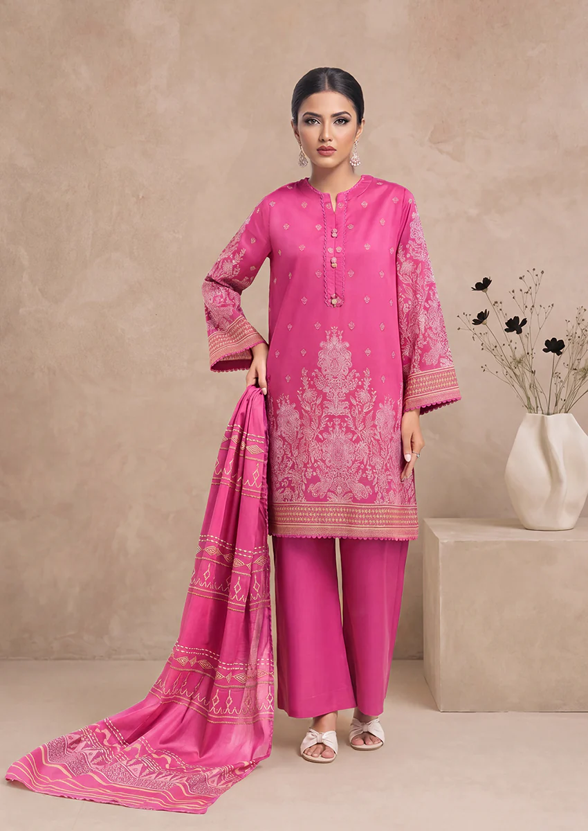 Pink-Jacquard-3 Piece (WPS25JD3064)