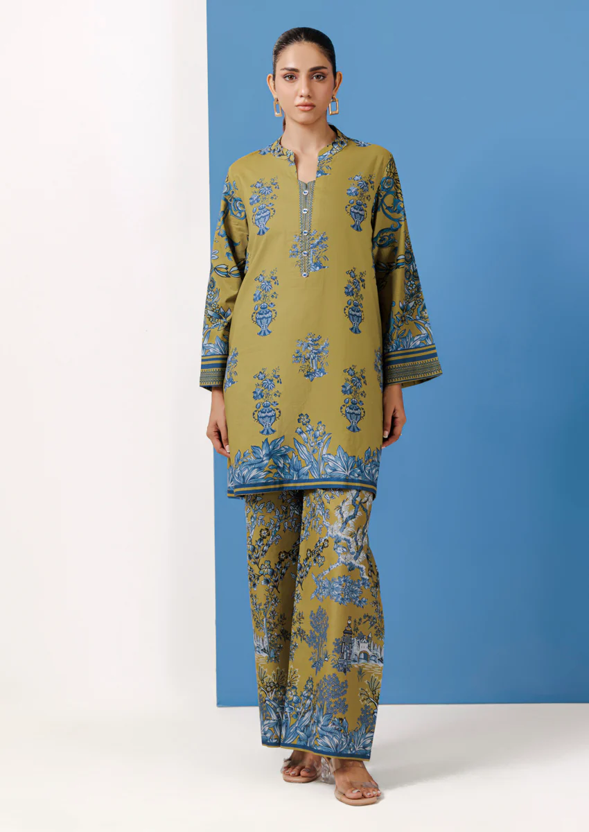 Olive-Cambric-2 Piece (WPS25P2015)