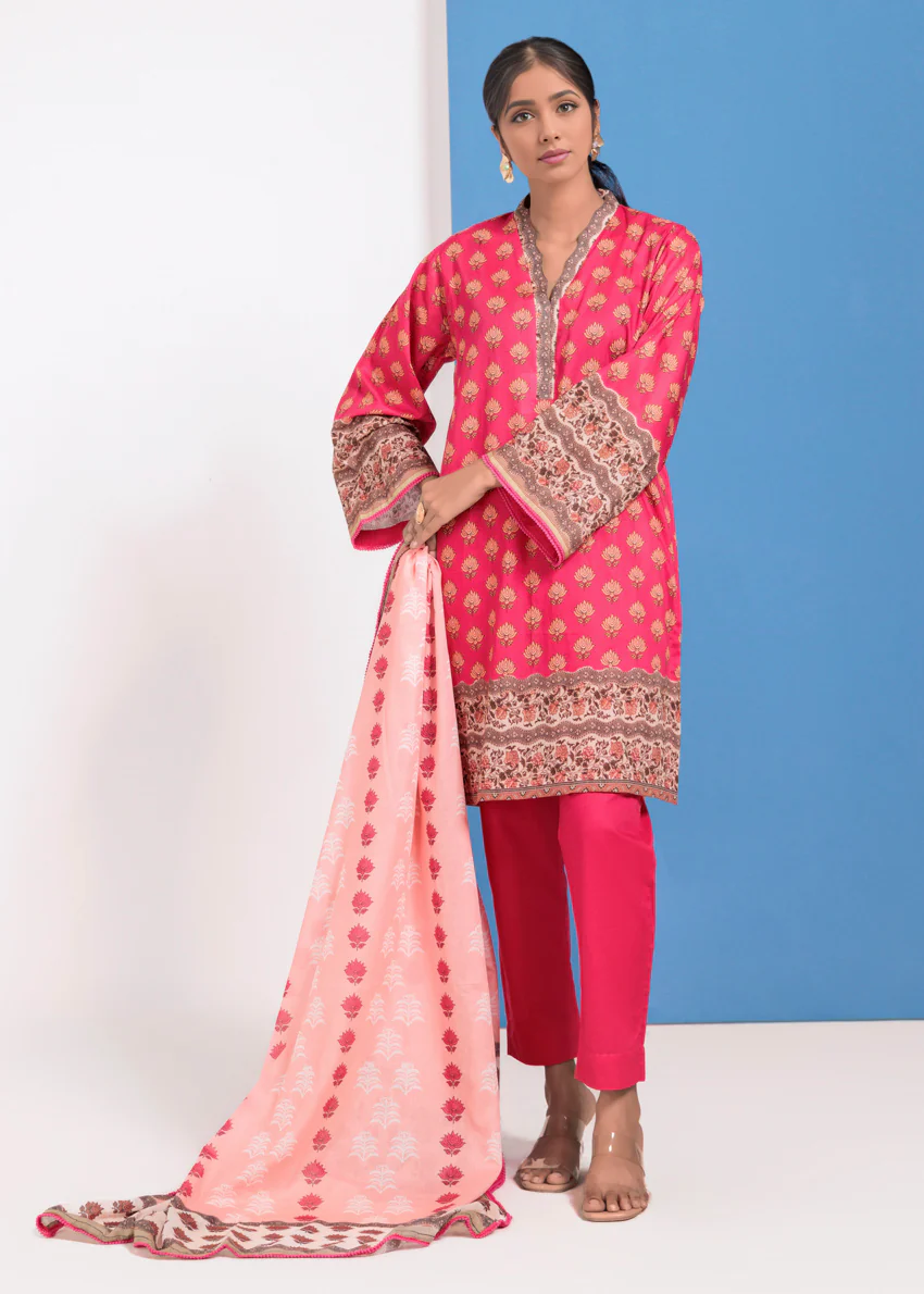 D-Pink-Lawn-3 Piece (WPS25P3098) - Image 4