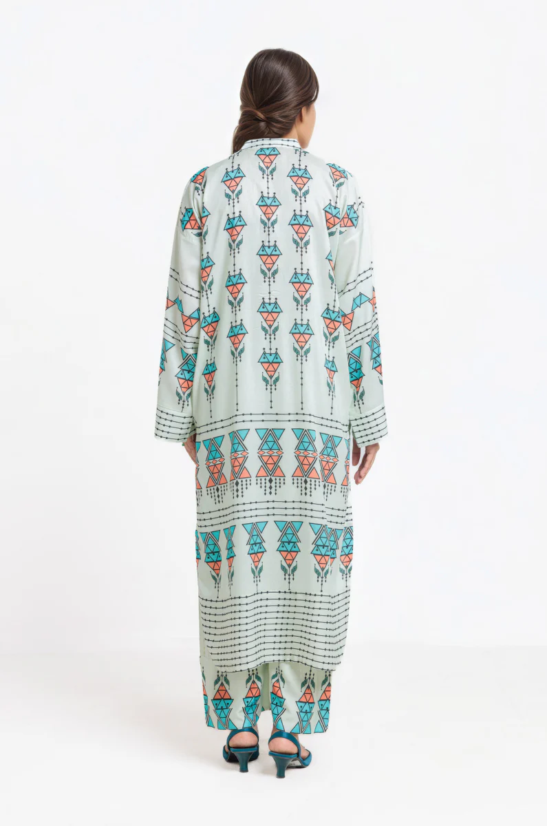 L-Green-Viscose-2 Piece (WPSTPBW25B9O14) - Image 2