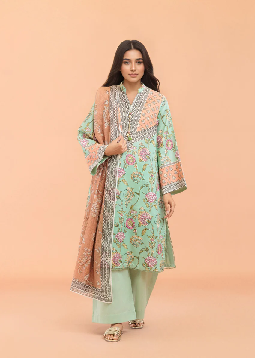 Mint Bloom - 3 Pc (WU3PPBS26LI2M142)
