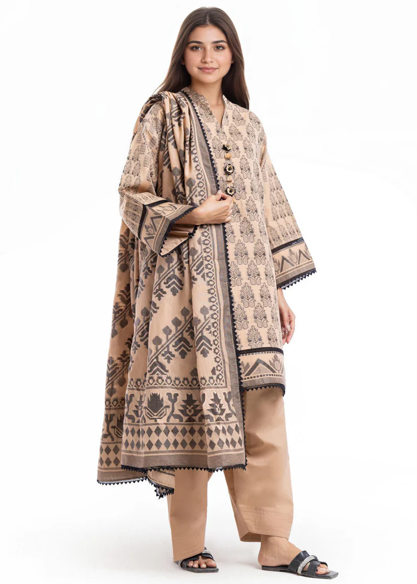 L-Brown-Jacquard-3 Piece (WU3PSBS26K2M1) - Image 6